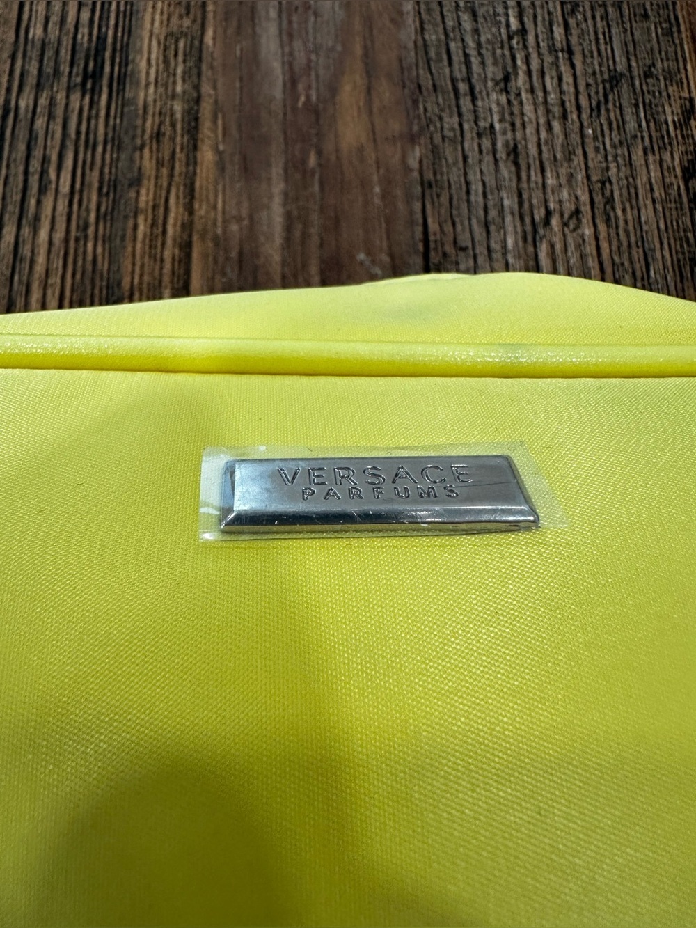 Versace Neon Yellow Parfums Pouch - Picture 2 of 12